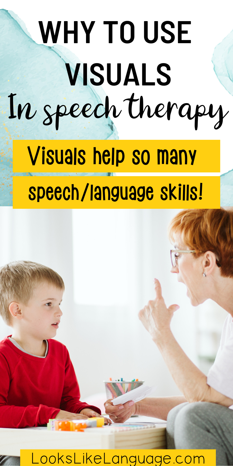 Why to use Visuals in Speech Therapy – Looks Like Language